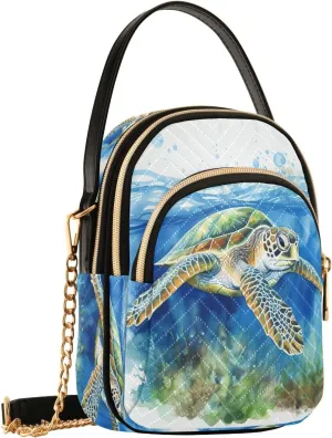 SUABO Crossbody Bag for Women, Cute Phone Purse Detachable Chain Bag Shoulder Handbag Wallet