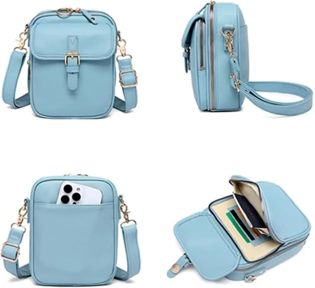 Successivei Urvashi crossbody bag, Zealburst Crossbody Leather Bag,Submarinen Crossbody Leather Bag with Card Slots