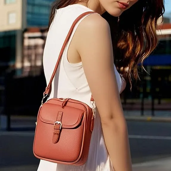 Successivei Urvashi crossbody bag, Zealburst Crossbody Leather Bag,Submarinen Crossbody Leather Bag with Card Slots