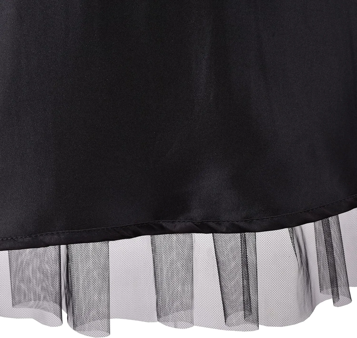 Sunny Fashion Girls Dress Caramel Star Lace Short Sleeve Pleated Collar Dress
