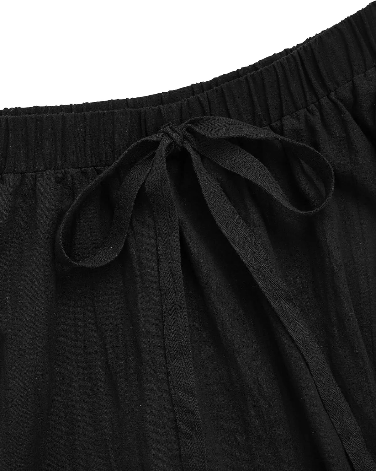SweatyRocks Women's Casual High Waist Pleated A-Line Midi Skirt with Pocket