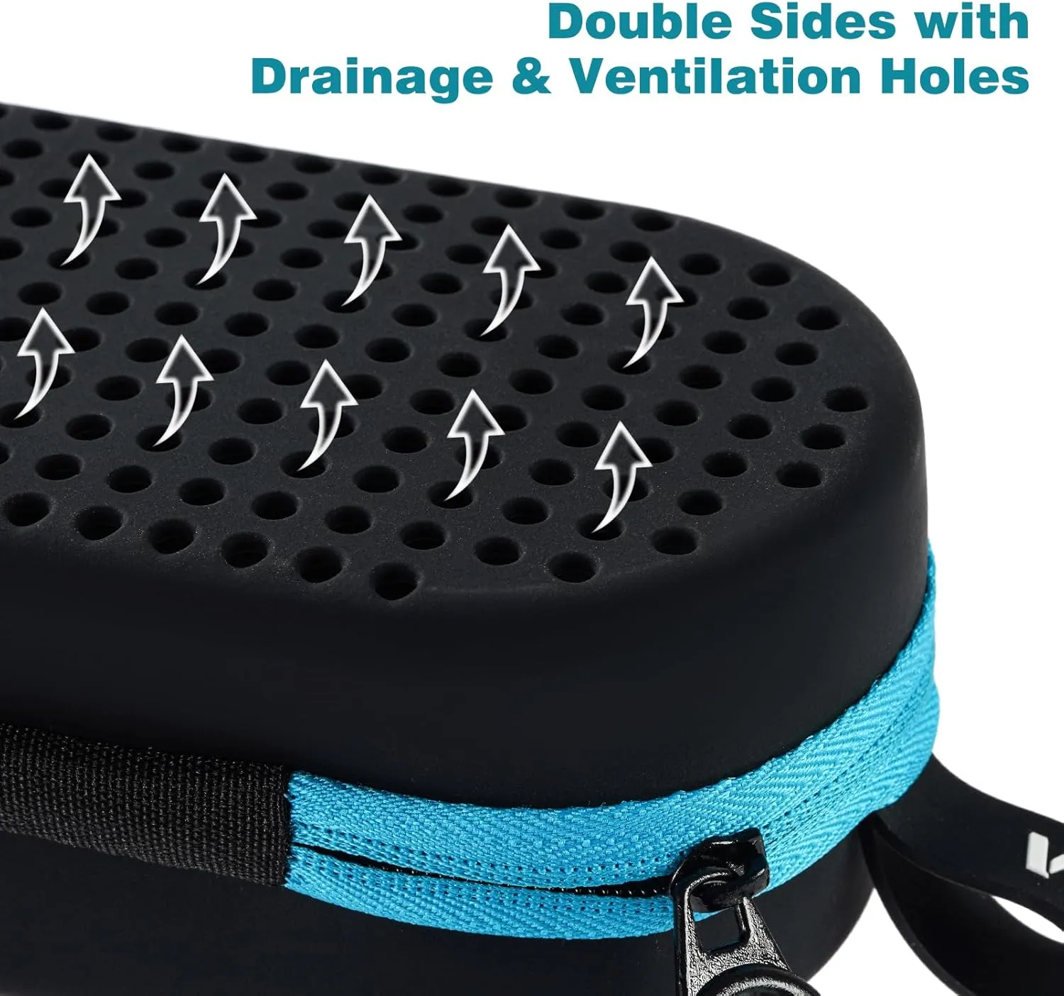 Swim Goggle Case For Swimming Goggles, Silicone Protective Cases with Drain Hole for Goggles