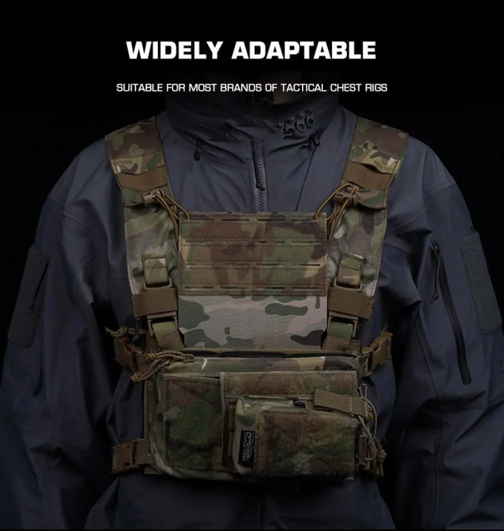 Tactical Chest Rig Mag Pouch MOLLE Holder FERR0 Style A.TAK Panel Hunting Airsoft Chesty Navigation Front Panel Expansion Gear