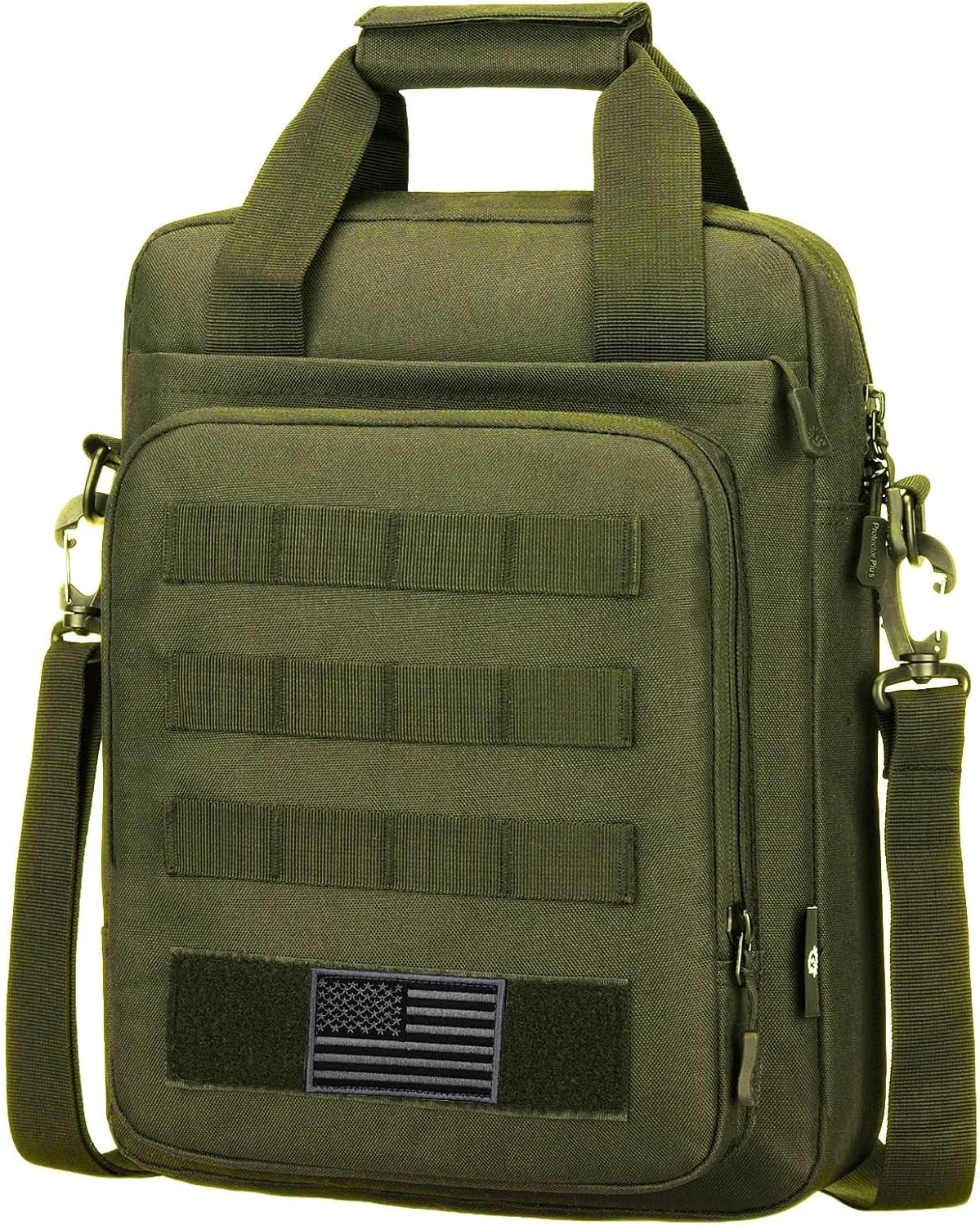 Tactical Messenger Bag, Tactical Briefcase Laptop Bag Heavy Duty MOLLE Shoulder Pack Handbag for Men(Patch Included)