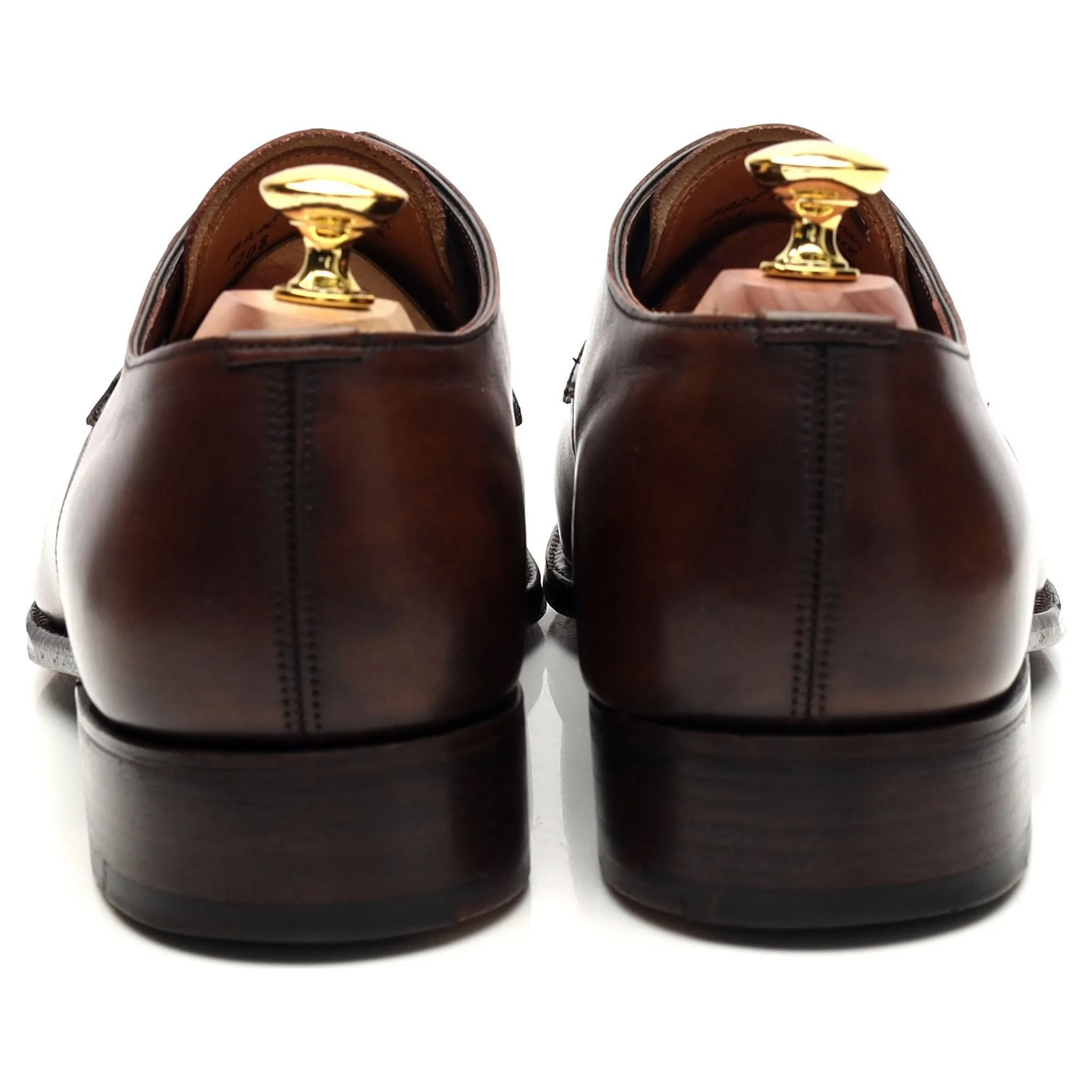 The Cobbler 'Berkley' Brown Museum Leather Derby UK 9.5 F