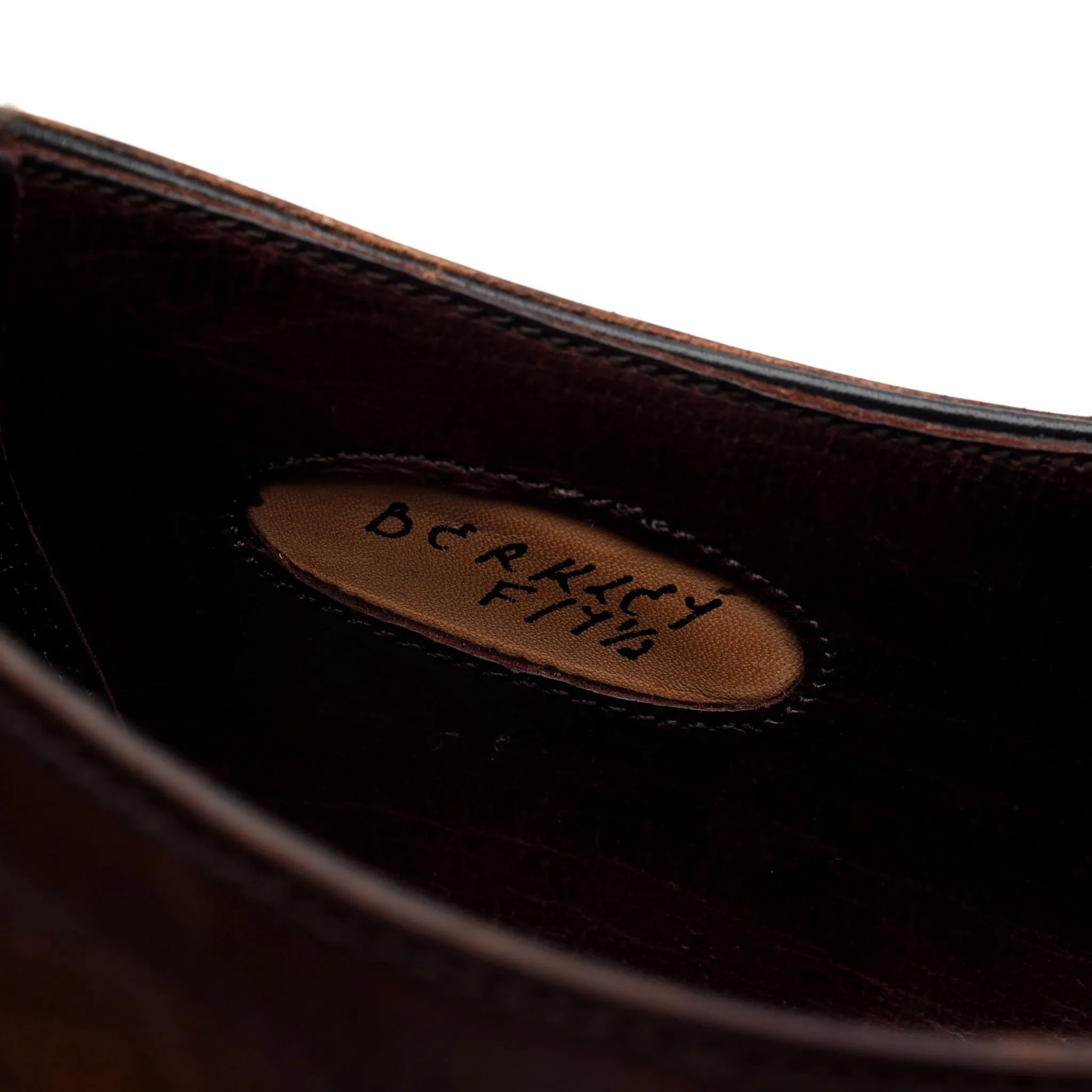 The Cobbler 'Berkley' Brown Museum Leather Derby UK 9.5 F
