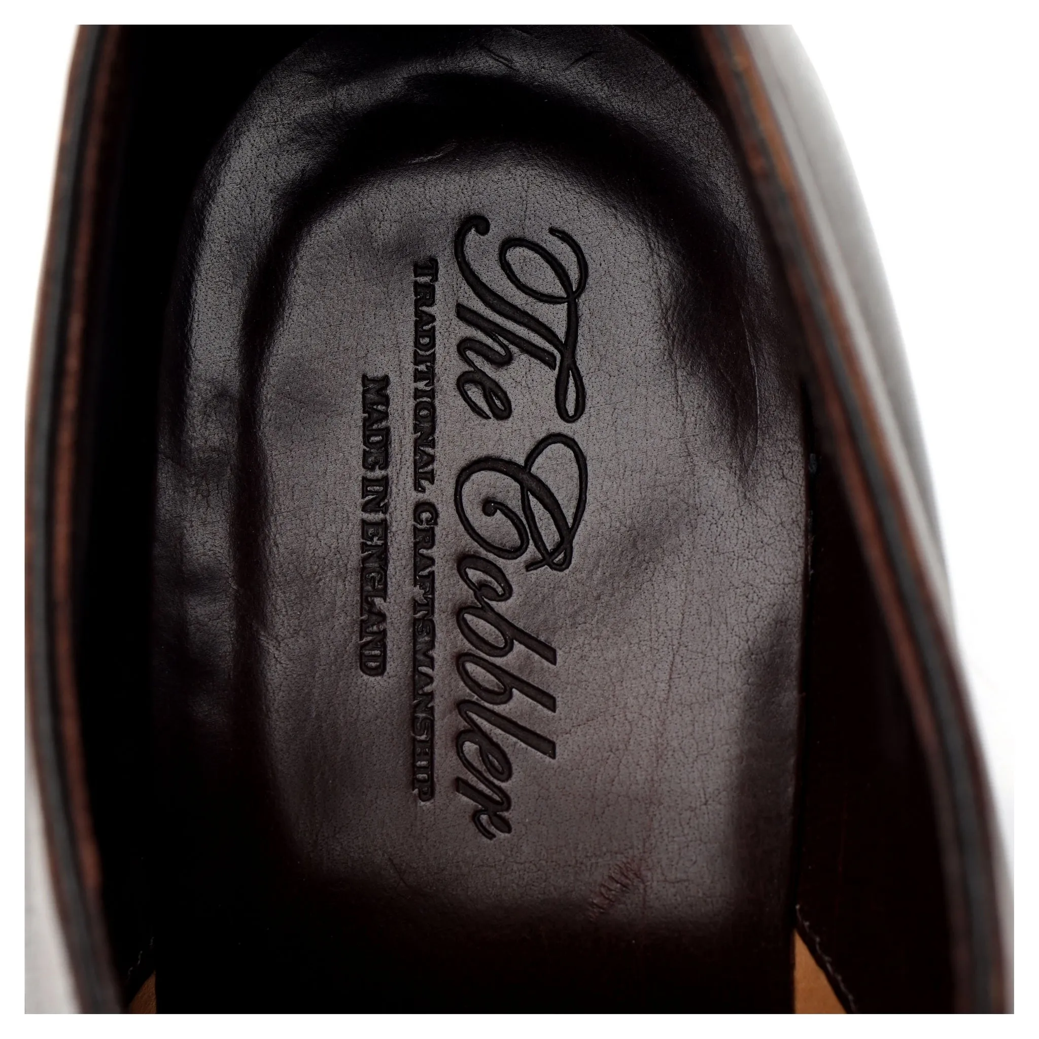 The Cobbler 'Berkley' Brown Museum Leather Derby UK 9.5 F