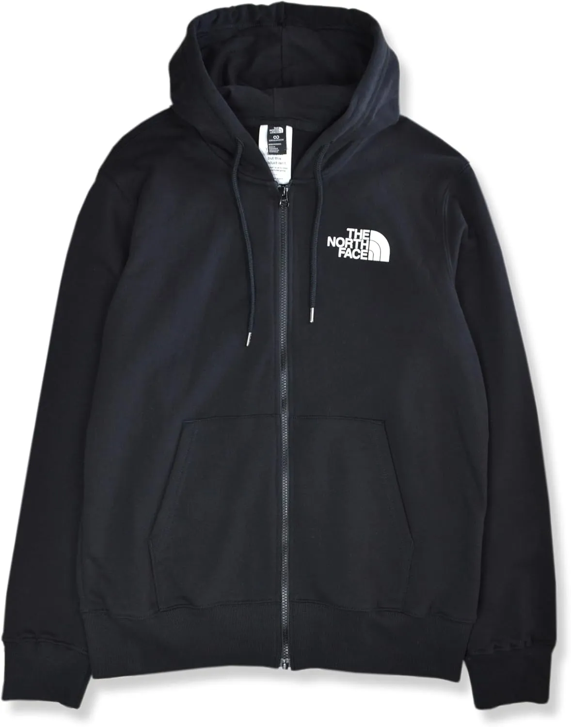 THE NORTH FACE Men's Full Zip Cotton Blend Hooded Sweatshirt,