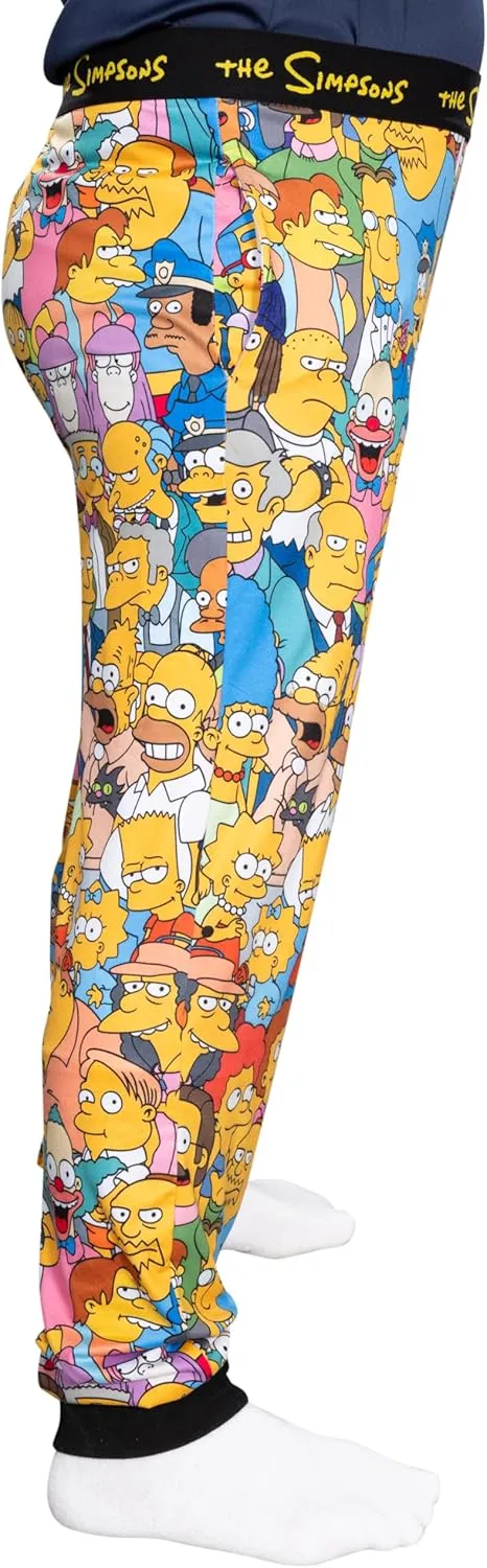 The Simpsons Characters All Together Now Lounge Pants Unisex Adult