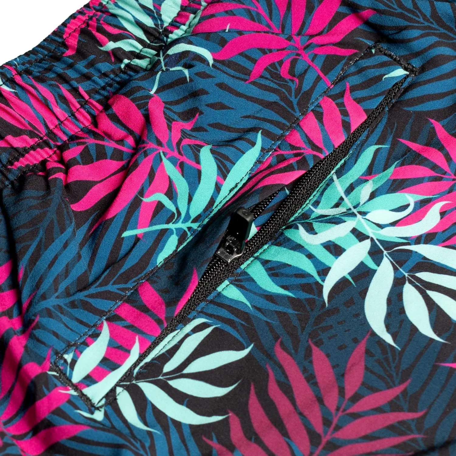 Third Wave Swim Trunks with Compression Liner - Men's Premium 5 Inch Inseam Quick Dry Swim Shorts for Beach and Swimming