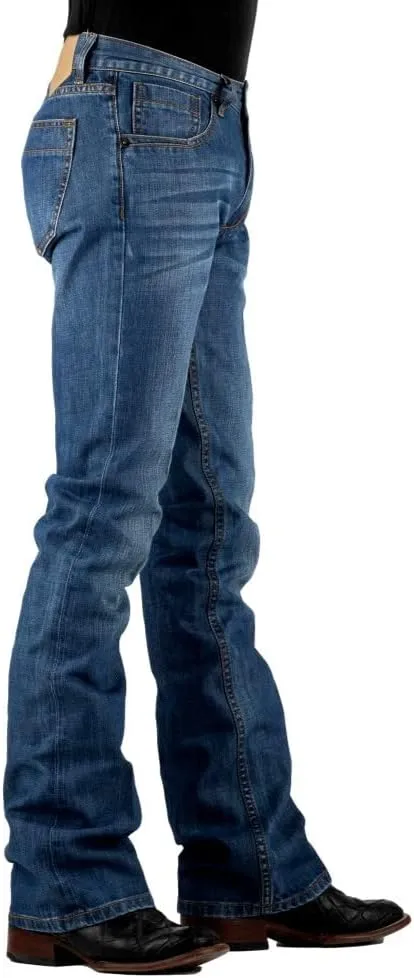 Tin Haul Western Denim Jeans Mens Jagger Fit Blue 10-004-1660-1776 BU