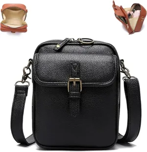 Tojoyride Crossbody Bag, Urvashi Crossbody Bag, Upgraded Vintage Anti Theft Purse Messenger Shoulder Bags Built In Wallet