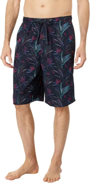 Tommy Bahama Woven Jams for Men - Cotton Fabric - Printed - Elasticized Waistband with Drawstring Closure