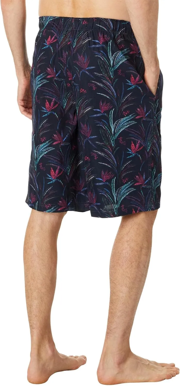 Tommy Bahama Woven Jams for Men - Cotton Fabric - Printed - Elasticized Waistband with Drawstring Closure