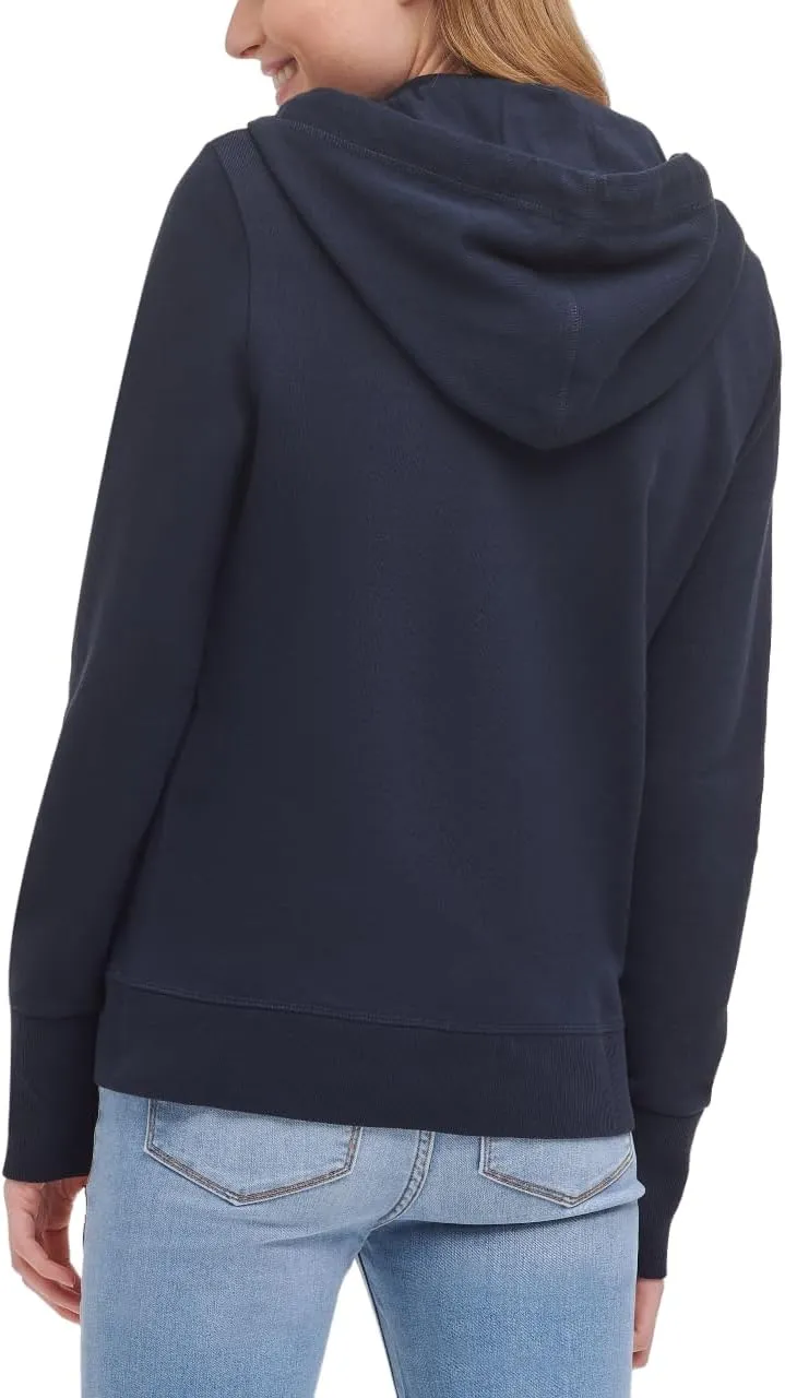 Tommy Hilfiger Women's Zip-up Hoodie – Classic Sweatshirt With Drawstrings and Hood