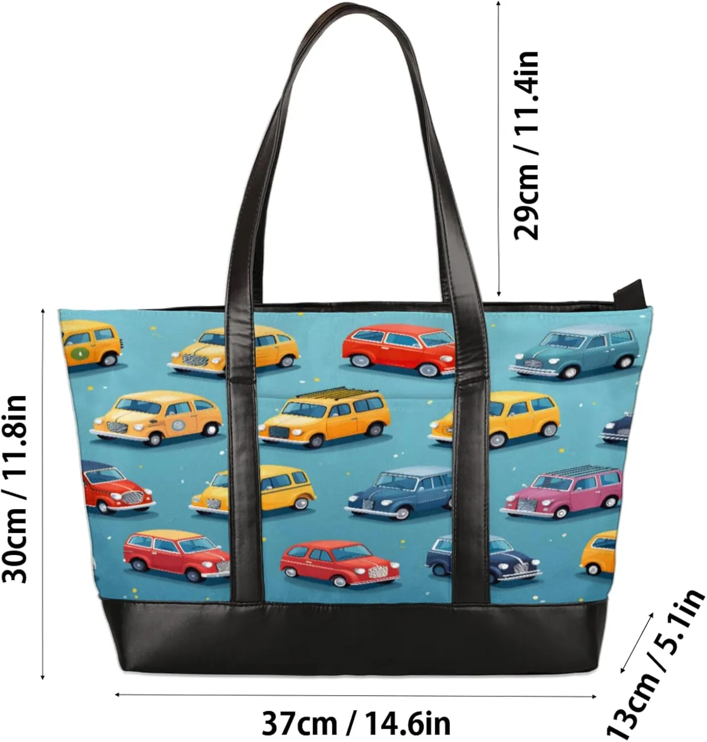 Tote Bag for Women with Zipper, Laptop Tote Bags Laptop Sleeve Case Shoulder Bag Messenger Bags