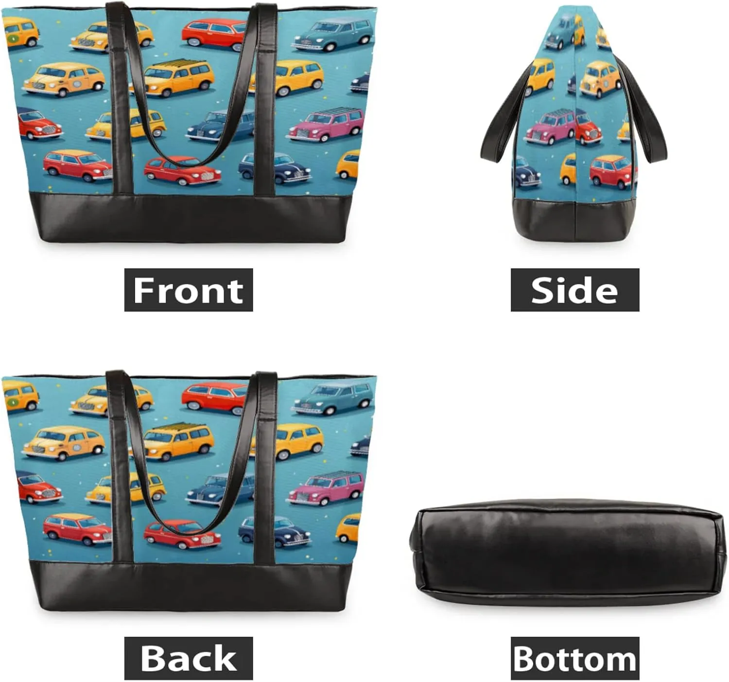 Tote Bag for Women with Zipper, Laptop Tote Bags Laptop Sleeve Case Shoulder Bag Messenger Bags