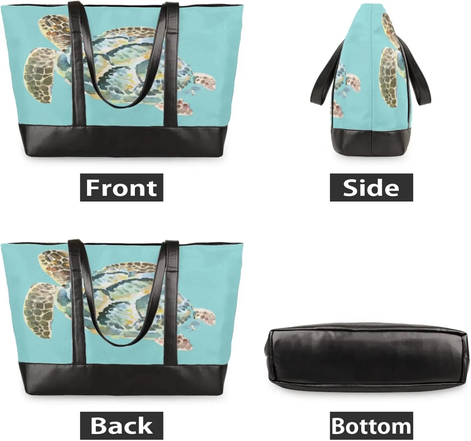Tote Bag for Women with Zipper, Laptop Tote Bags Laptop Sleeve Case Shoulder Bag Messenger Bags