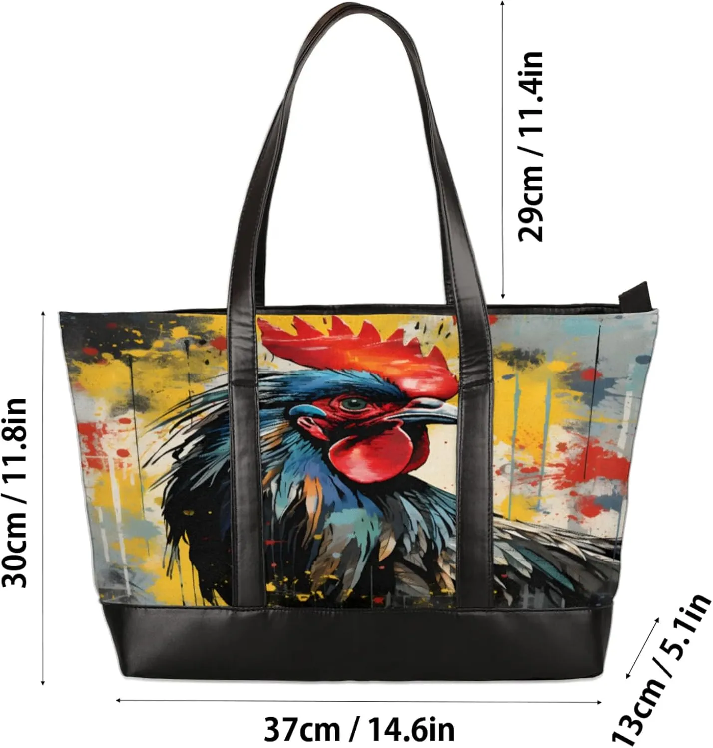 Tote Bag for Women with Zipper, Laptop Tote Bags Laptop Sleeve Case Shoulder Bag Messenger Bags