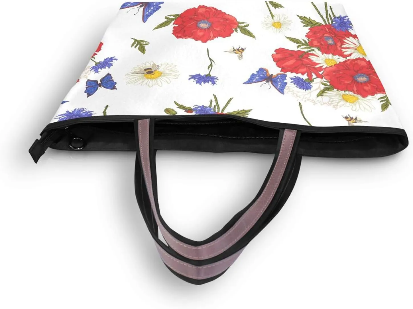 Tote Top Handle Shoulder Bag Butterfly Handbag - Large Tote Bags for Women Purses and Ladies Work Handbags Pattern 1