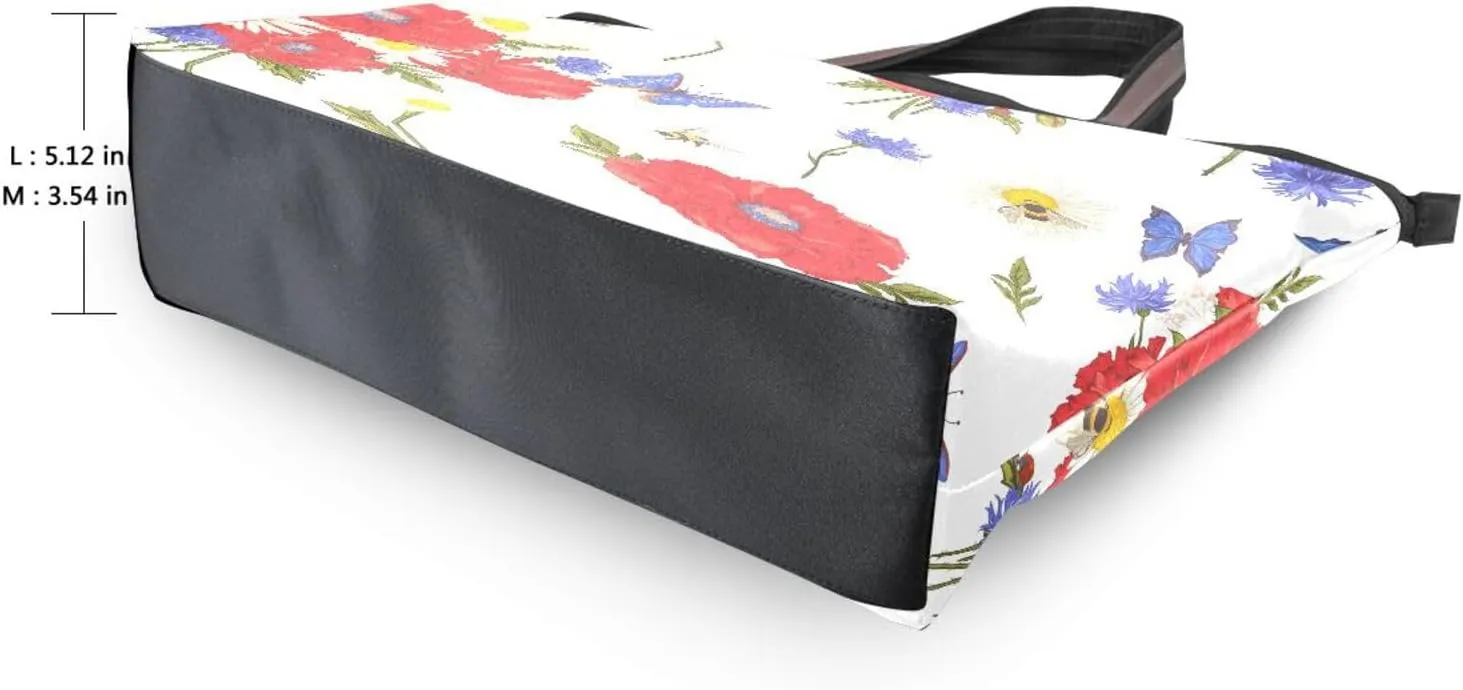 Tote Top Handle Shoulder Bag Butterfly Handbag - Large Tote Bags for Women Purses and Ladies Work Handbags Pattern 1