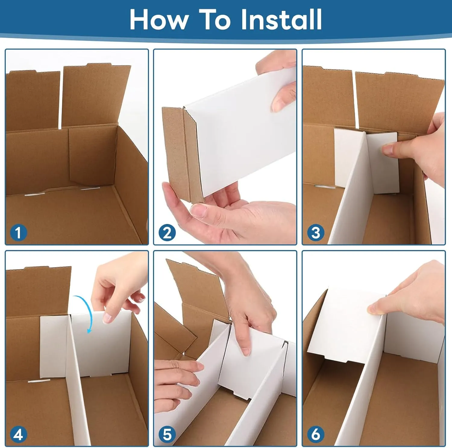 Trading Card Storage Box 3120 Count Collector Cards Box White Sports Card Storage Boxes Card Sorting Tray Cases Cards Collection Trading Cards Box for Soccer Basketball Cards(6 Set)