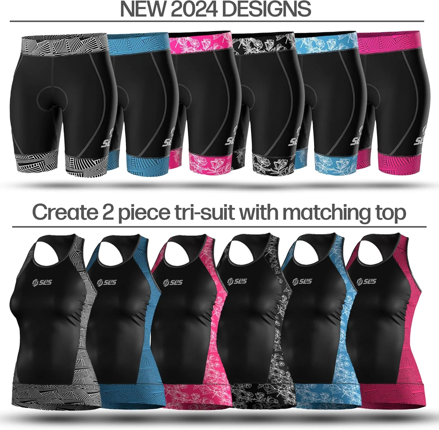 Triathlon Shorts Women, Premium FX Fabric - Womens Tri Shorts for All abilities. Super Comfy Womens Triathlon Shorts