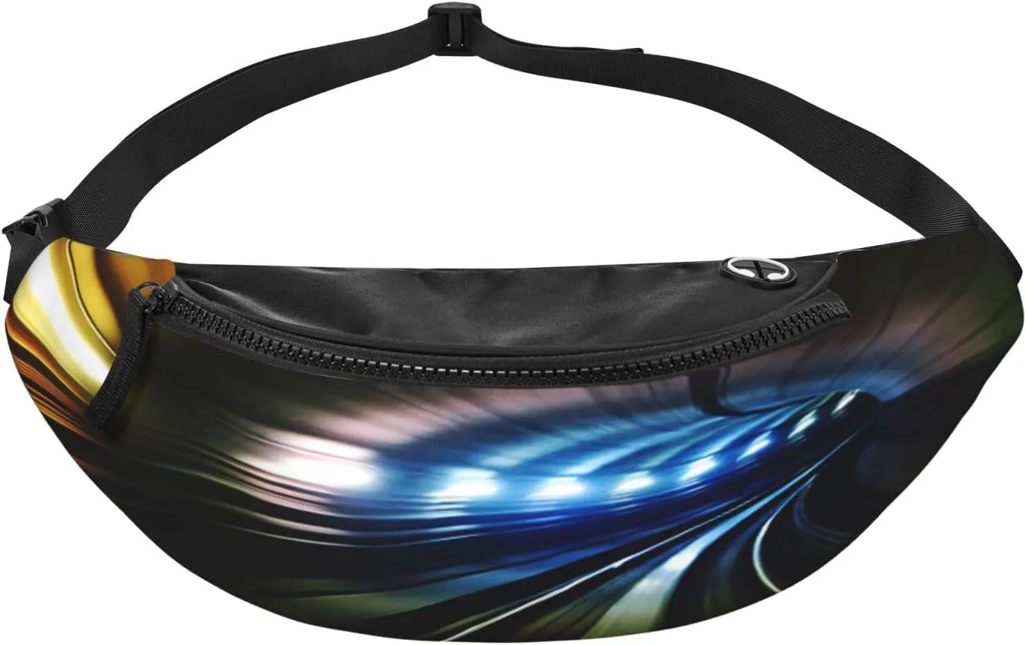 Tube Subway Underground Train Fanny Pack, Crossbody Waist Packs for Women Men Waist Bags with Adjustable Strap for Travel Running Hiking Sport