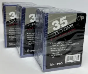 Ultra Pro 3x4 inch Regular Toploader - 105 Pack