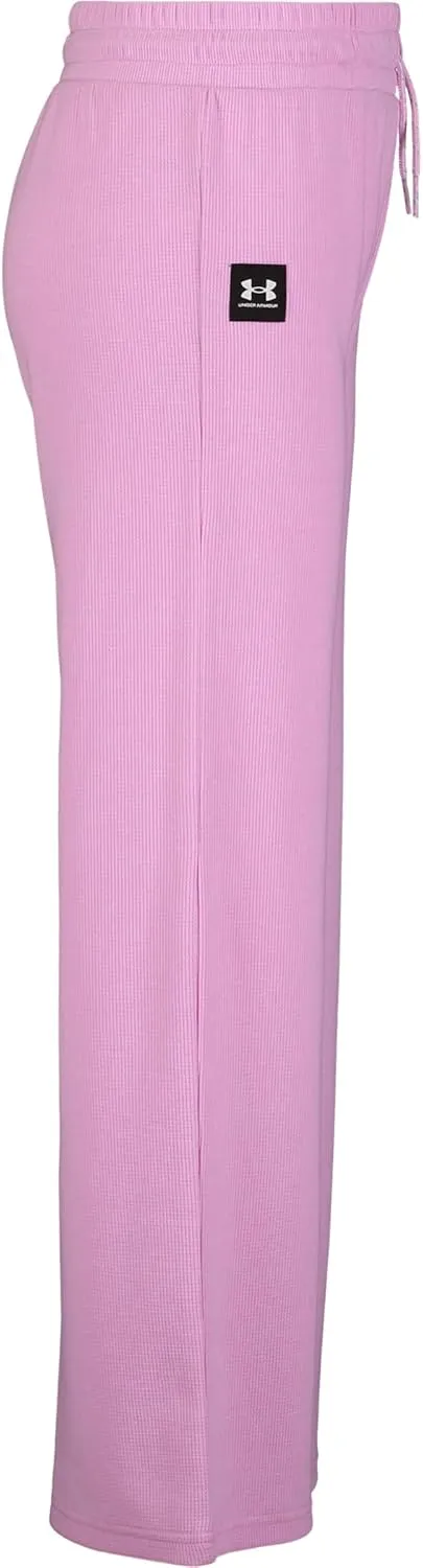 Under Armour Girls' Outdoor Wide Leg Pant, Lightweight Fabric & Drawstring Closure
