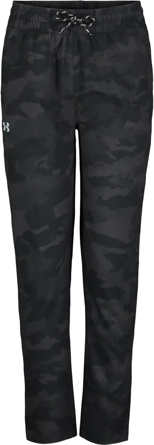 Under Armour Girls' Outdoor Wide Leg Pant, Lightweight Fabric & Drawstring Closure