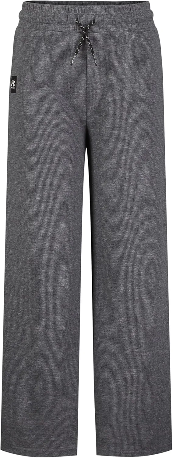 Under Armour Girls' Outdoor Wide Leg Pant, Lightweight Fabric & Drawstring Closure