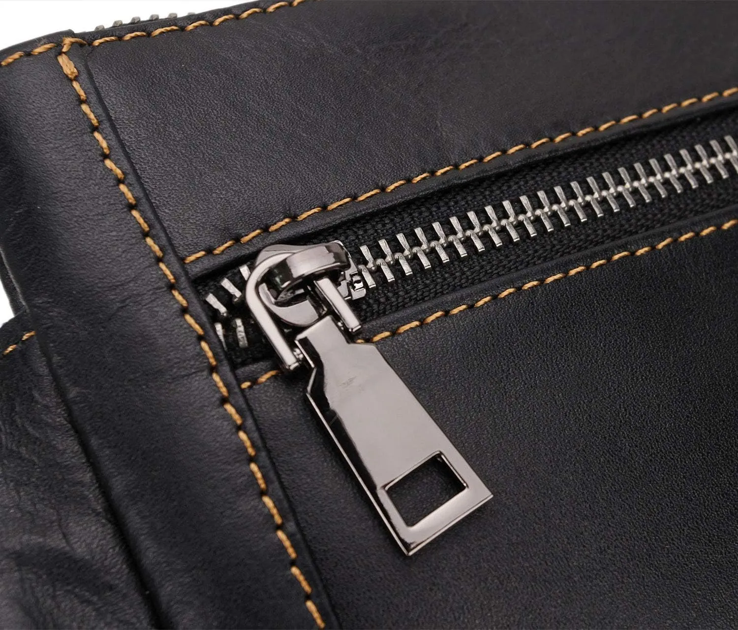 Unisex Brown Genuine Leather Waist Bag Messenger Fanny Pack Bum Bag For Men Women Travel Sports Running Hiking