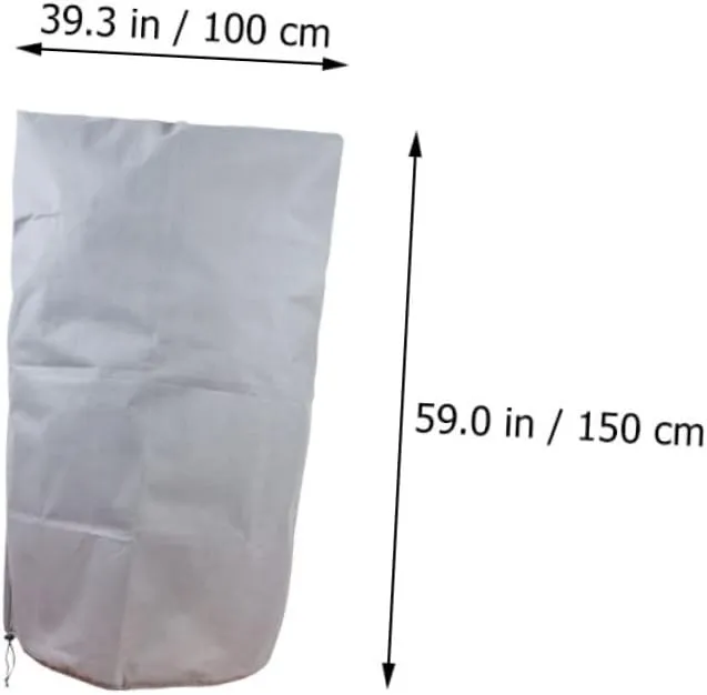 UPKOCH Cold Cover Garden Plant Covers Freeze Fruit Tree Protection Cover Indoor Burlap Frost Protection Bags Cloches Protective Tree Frost Blankets Slug from Shrubs Non-Woven Fabric