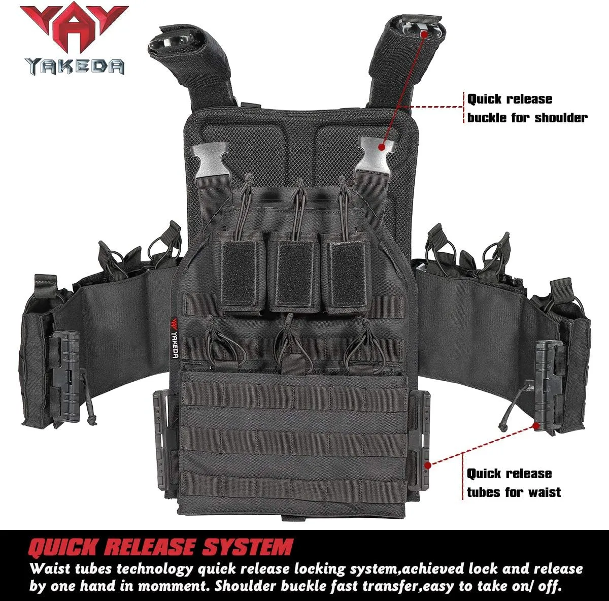 vAv YAKEDA Camo Tactical Outdoor Carrier Vest