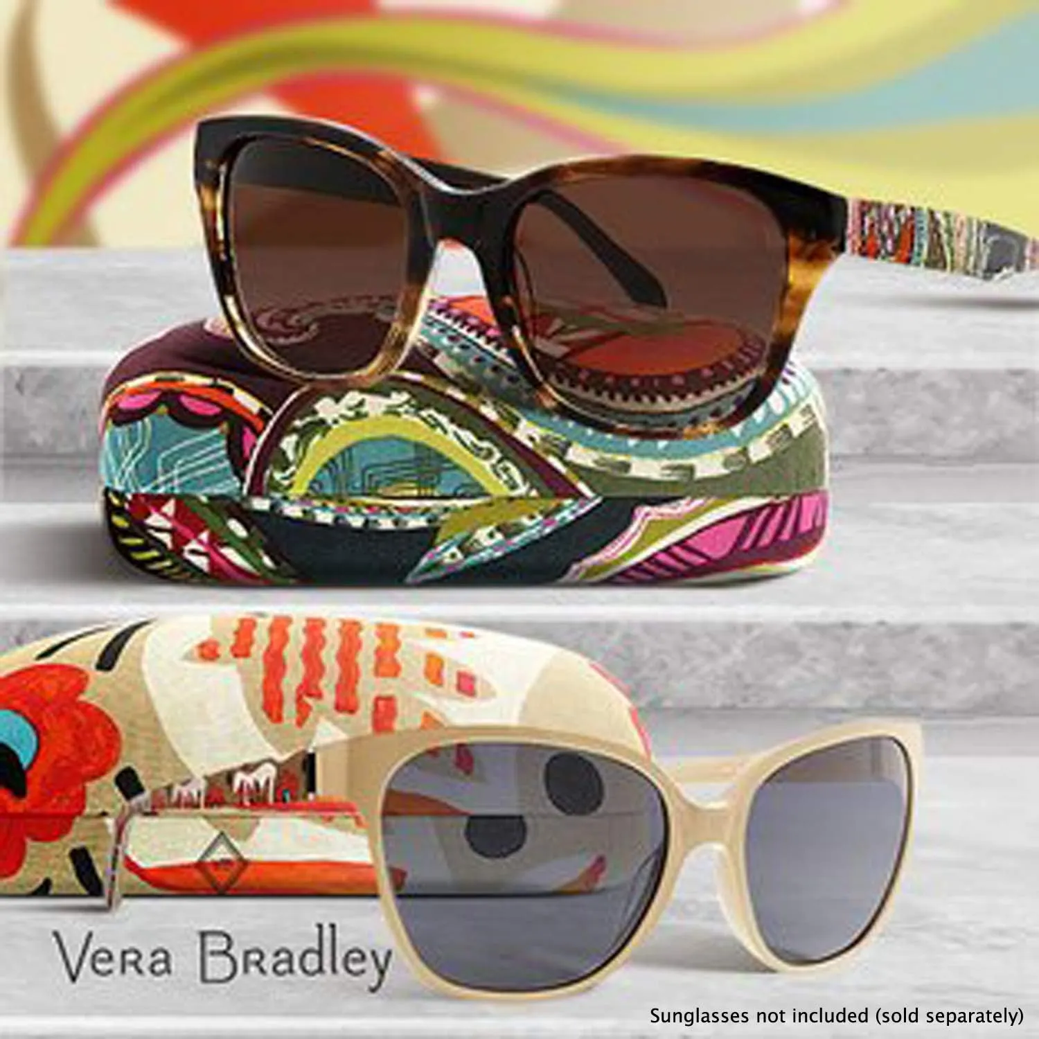 Vera Bradley Sunglasses/Eyeglasses Clamshell Hard Case