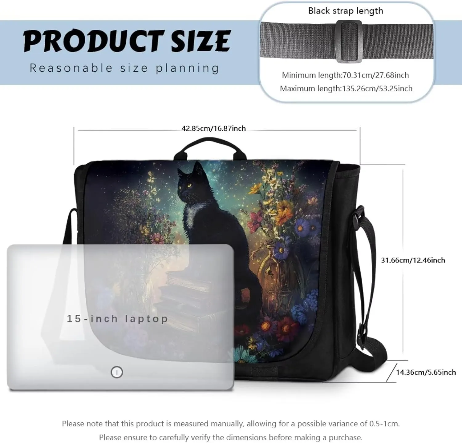 Vintage Women Crossbody Bag Men Flap Messenger Bag with Adjustable Strap Classic Large Satchel for Casual Work