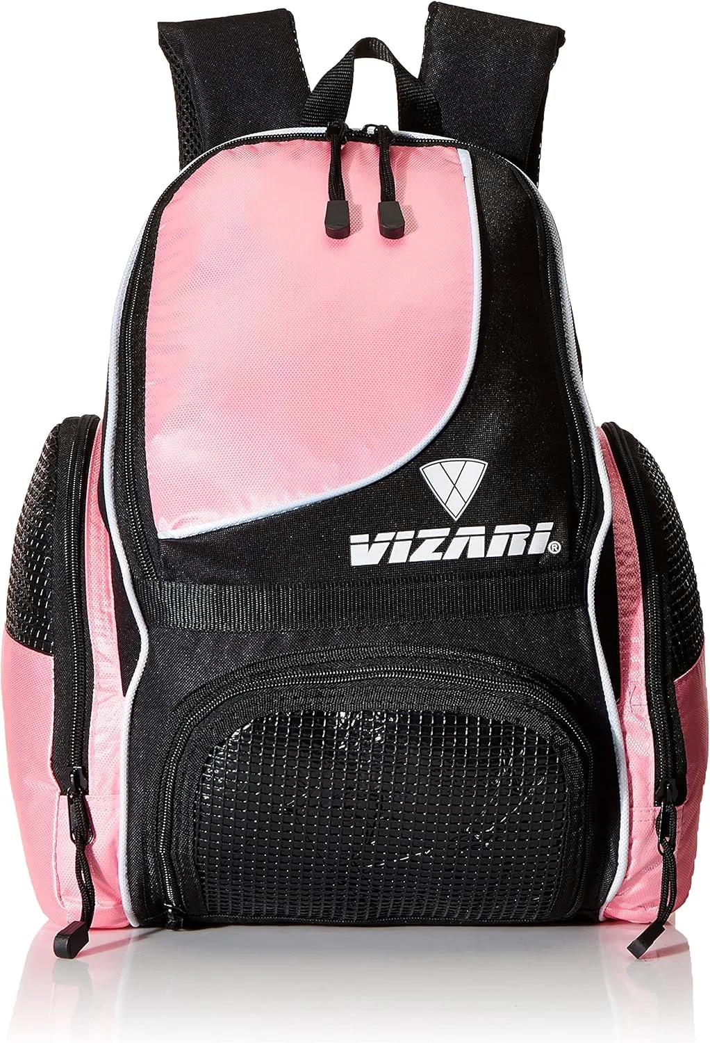 Vizari Solano Soccer Backpack With Ball Compartment and Vented Ball Pocket and Mesh Side Cargo Pockets for Adults and Teens