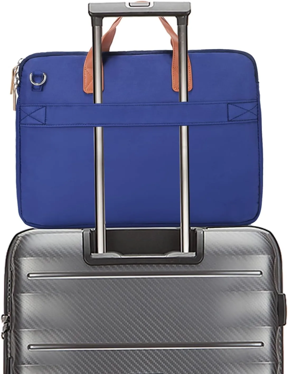 VODIU 14 15.6 16 inch Laptop Case, Basics Laptop Bag with Compartment, Carrying Briefcase Messenger Bag with Strap,Pocket