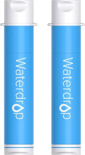 Waterdrop Gravity Water Filter Straw, Camping Water Filtration System, Water Purifier Survival for Travel, Backpacking and Emergency Preparedness, 1.5 gal Bag, 0.1 Micron, 5 Stage Filtration, Blue