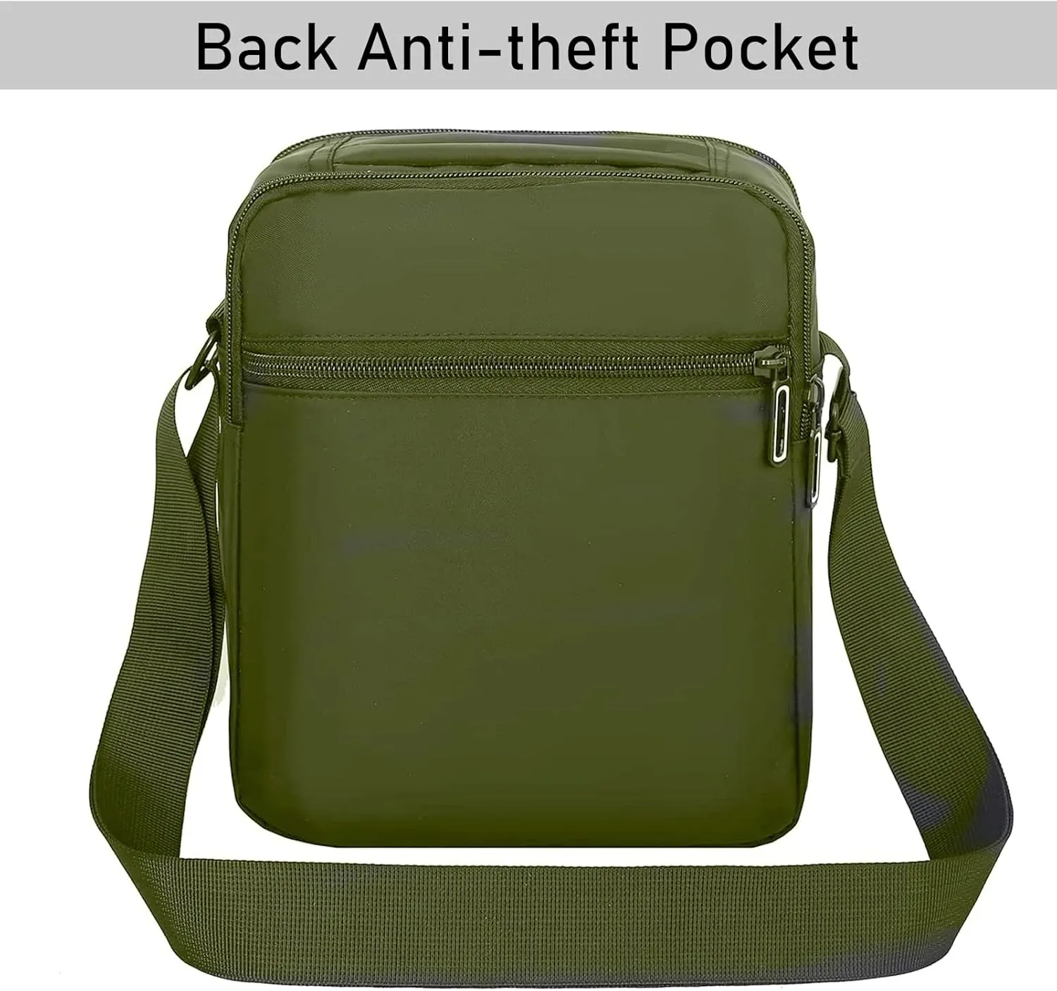 Waterproof Messenger Bag for Men Casual Shoulder Crossbody Bag for Work and Travel - Small Handbag Bag Man purse Black