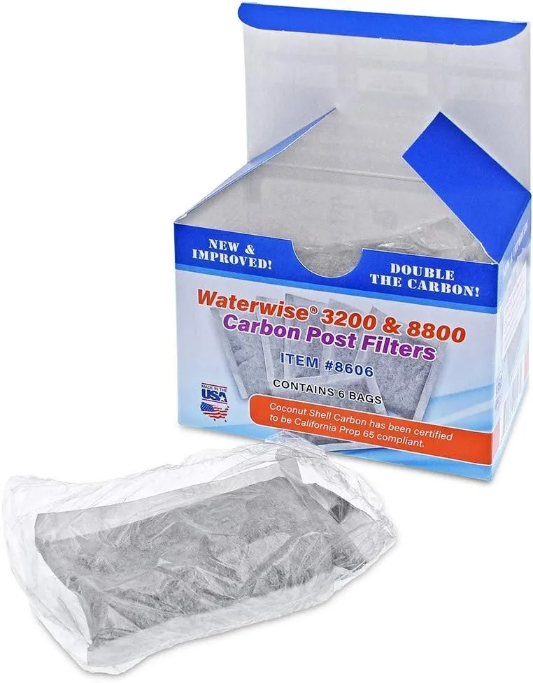 Waterwise Post Filter Replacement Bags - Six Pack