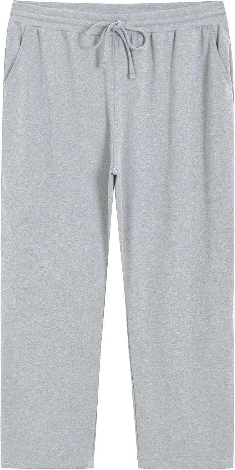 Weintee Women's Plus Size Petite Drawstring Knit Pants with Pockets