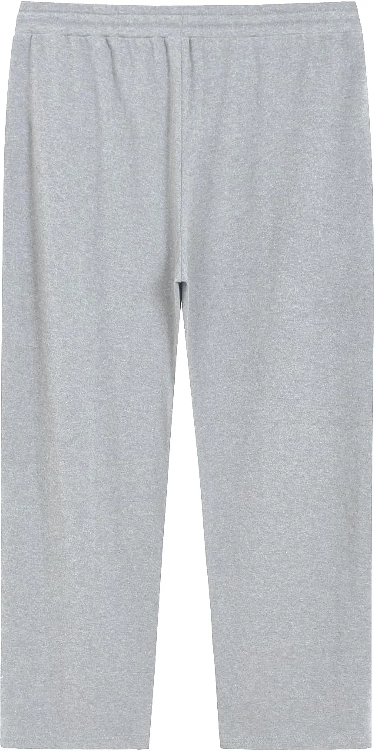 Weintee Women's Plus Size Petite Drawstring Knit Pants with Pockets