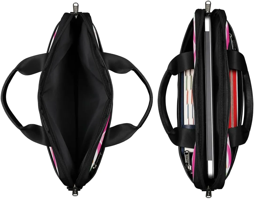 White Town Laptop Bag for Men Women 13-15 Inch Case Bags Sleeve Shoulder with Anti Slip Removable The Pad Straps