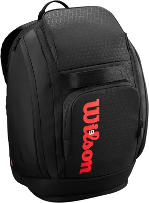 WILSON Clash V3 Super Tour Tennis Racket Bags - Black/Infrared