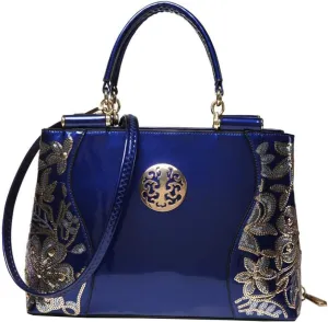 Women Embroidery bag Handbags Top-handle Tote Bags Satchel Shoulder Bags Womens Purses