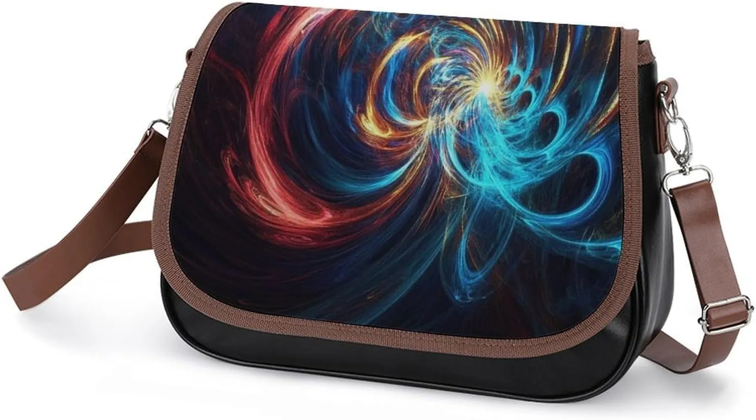 Womens Casual Crossbody Bag, Small PU Leather Shoulder Bag Travel Messenger Bags