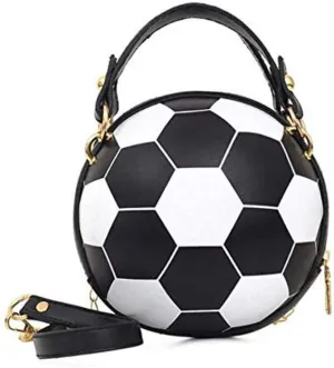 Women's Crossbody Bag Handle Tote Messenger Shoulder Bags Ball Shape PU Leather Round Handbags for Women