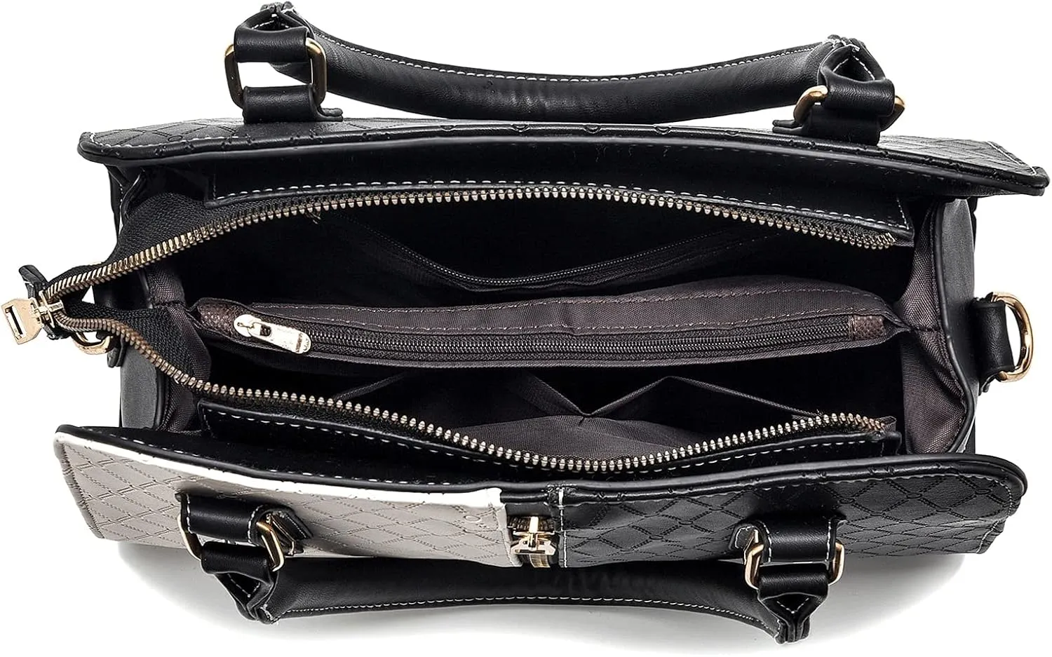 Women's Handbags Fashion for Luxury Handbags Women Patchwork Bags Crossbody Pu Leather Black Soft Washed Messenger Flap Bag(Pink)